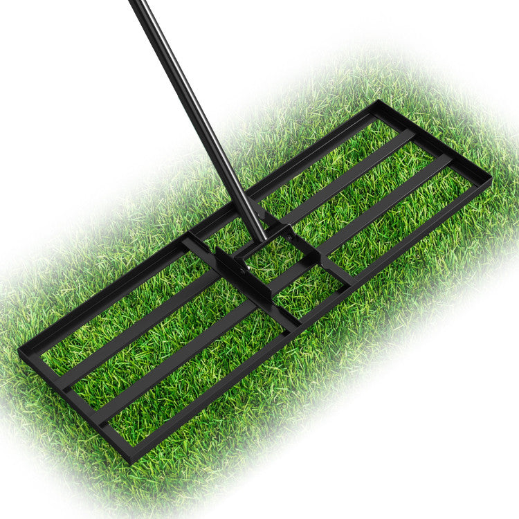 30 x 10-Inch Heavy-Duty Lawn Leveling Tool (with 69-Inch Handle)